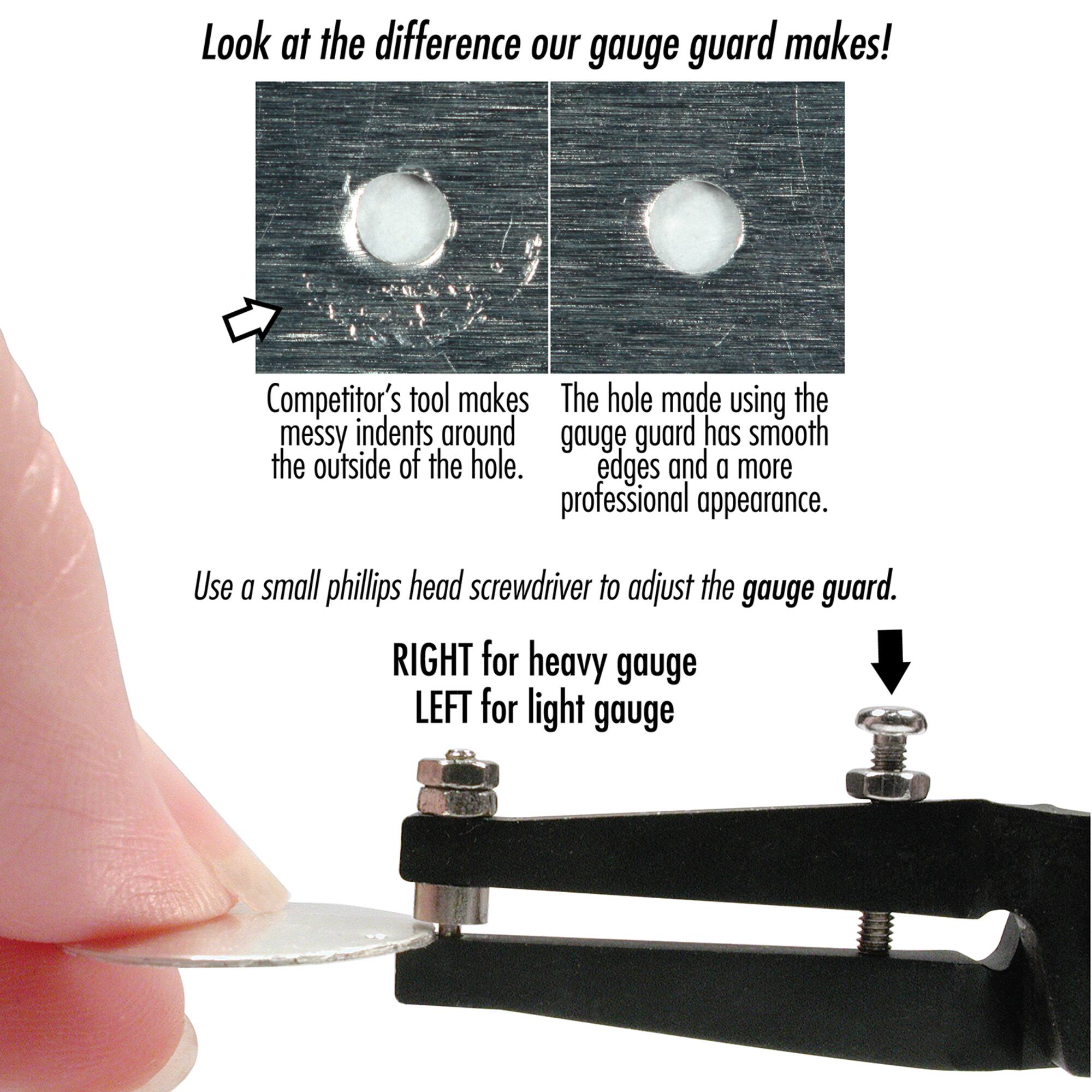 The Beadsmith® 1.25MM Punch Plier with Gauge Guard